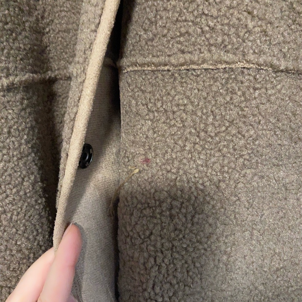 ASTR Snap Front Teddy Jacket In Camel - Picture 5 of 5
